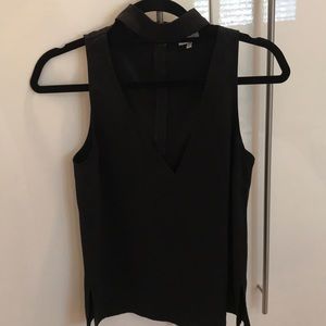 Black choker top